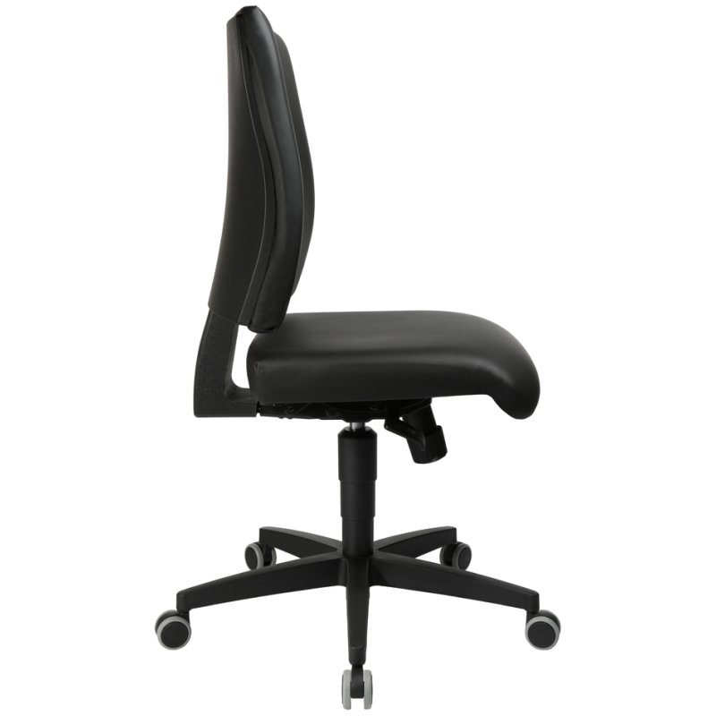 Topstar Lightstar 10 bureaustoel, kunstleder, zwart, 110 kg